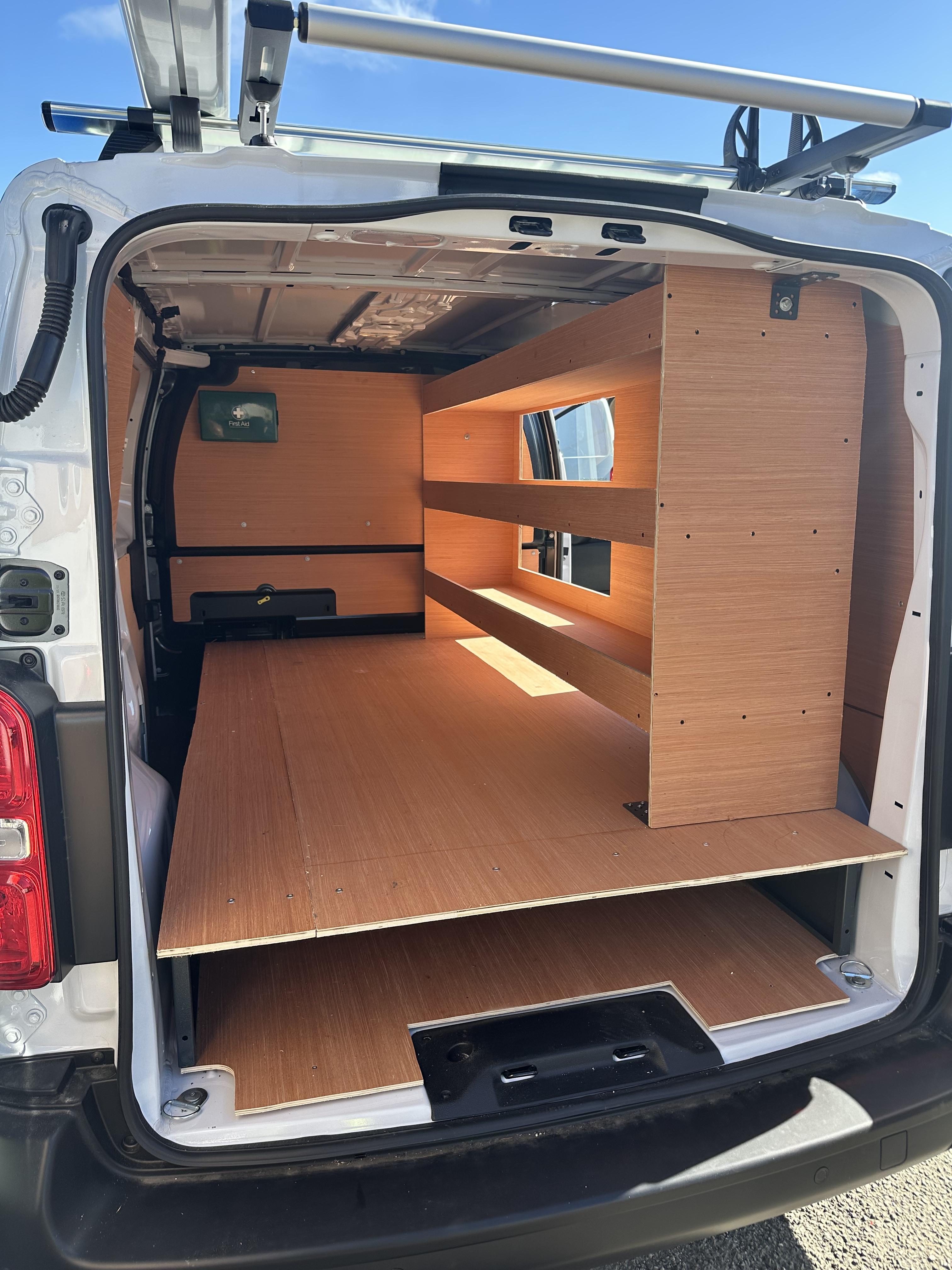 Full ply lining and wood racking installation